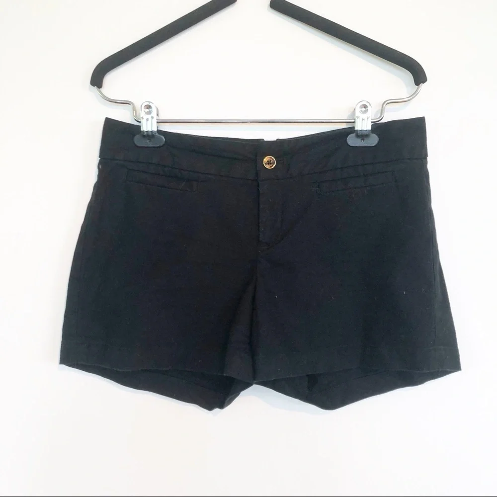 Banana Republic Black Cotton Shorts 2